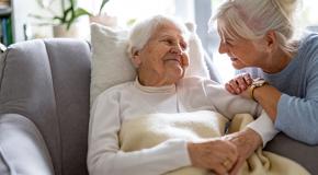 Two ladies talking to each other