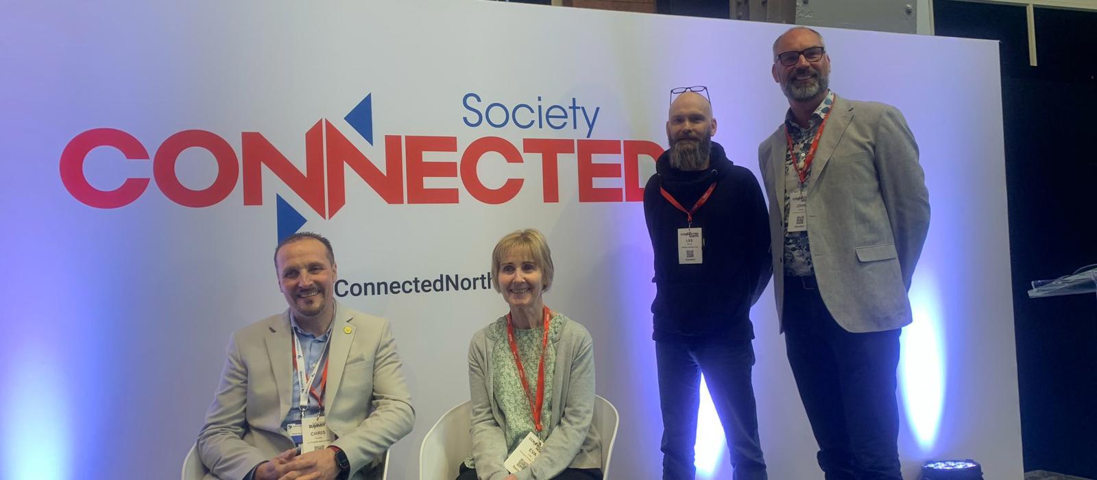 Carecall's Eva Holt spoke at the Connected North 2025 Conference last